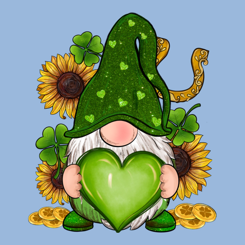 St Patricks Day Shamrock Sunflowers Gnomes Premium Hoodie by RanaPortraitStore | Teevron