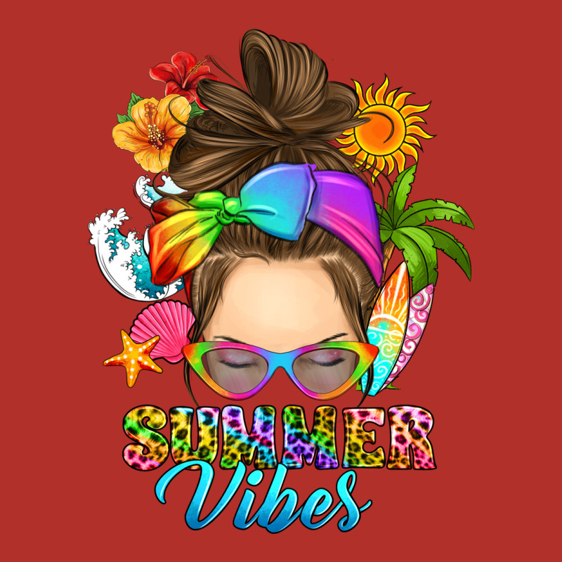 Messy Bun Summer Vibes Premium Hoodie by RanaPortraitStore | Teevron
