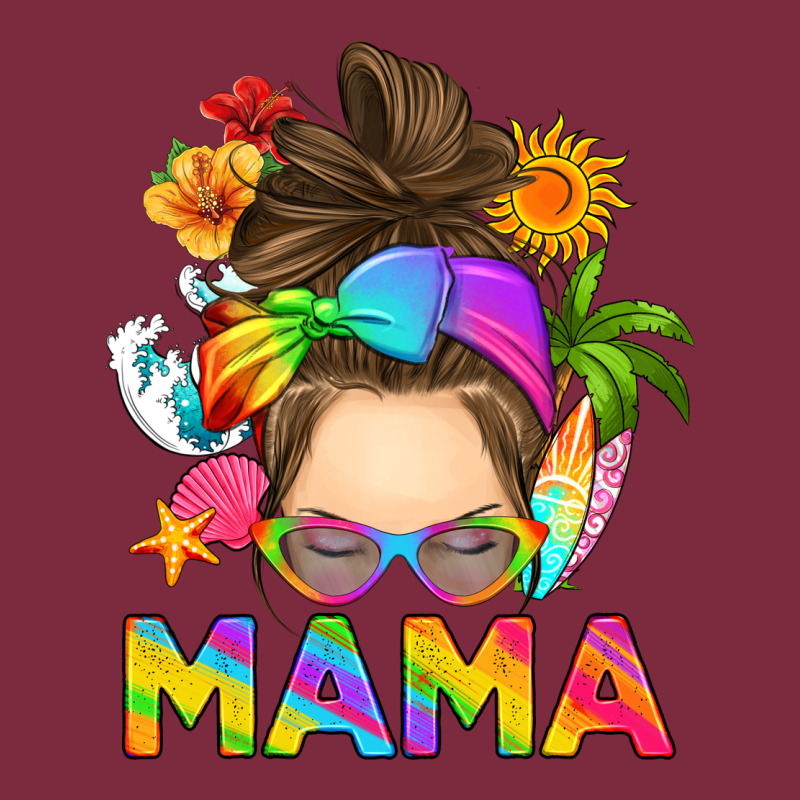 Messy Bun Mama Summer Premium Hoodie by RanaPortraitStore | Teevron