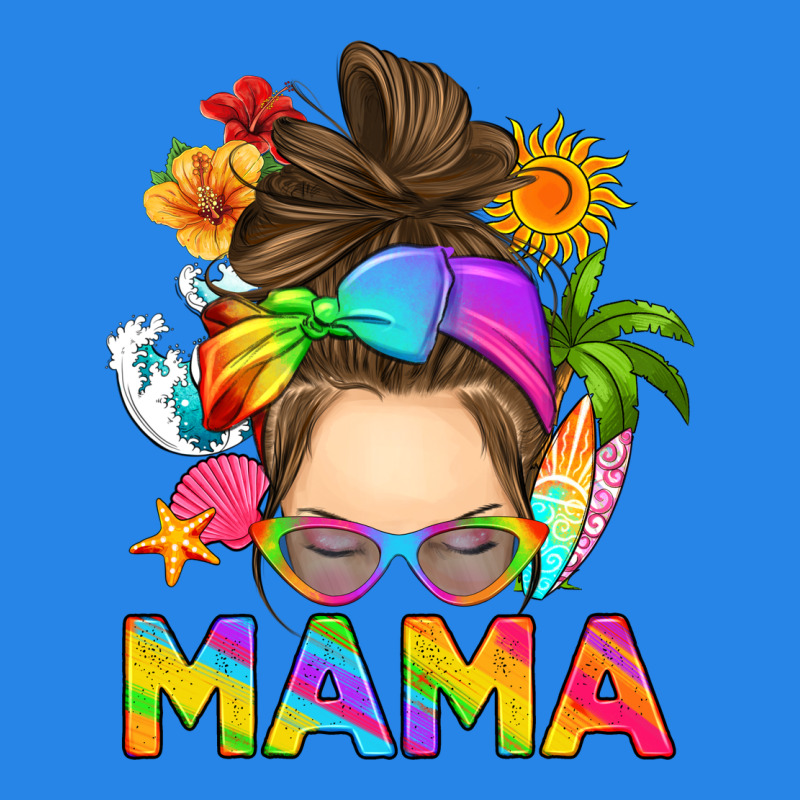 Messy Bun Mama Summer Premium Hoodie by RanaPortraitStore | Teevron