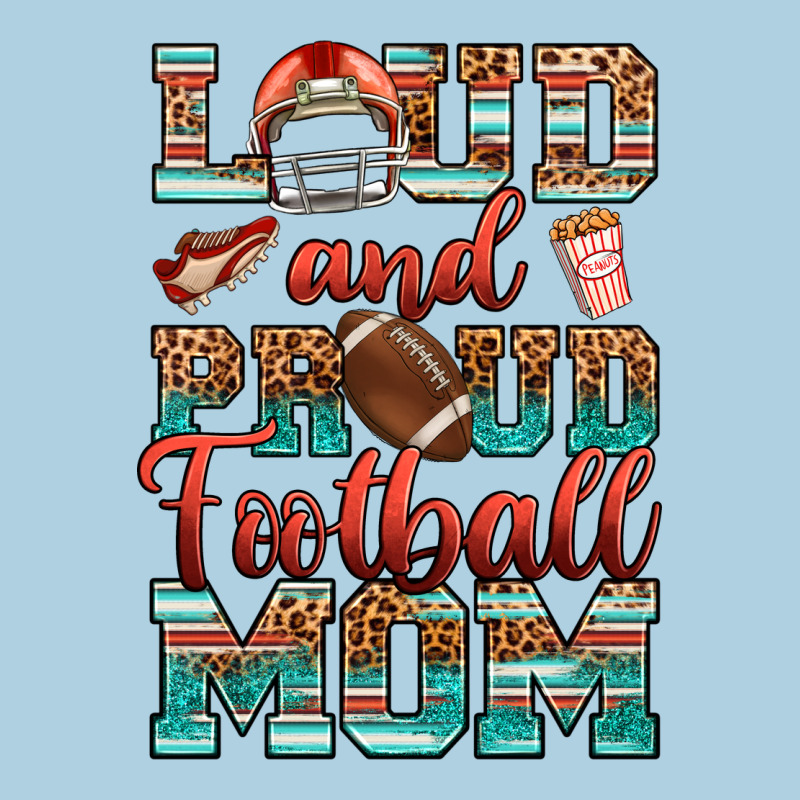 Loud And Proud Football Mom Premium Hoodie by RanaPortraitStore | Teevron