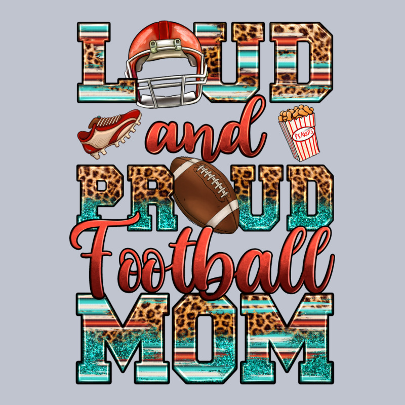 Loud And Proud Football Mom Premium Hoodie by RanaPortraitStore | Teevron
