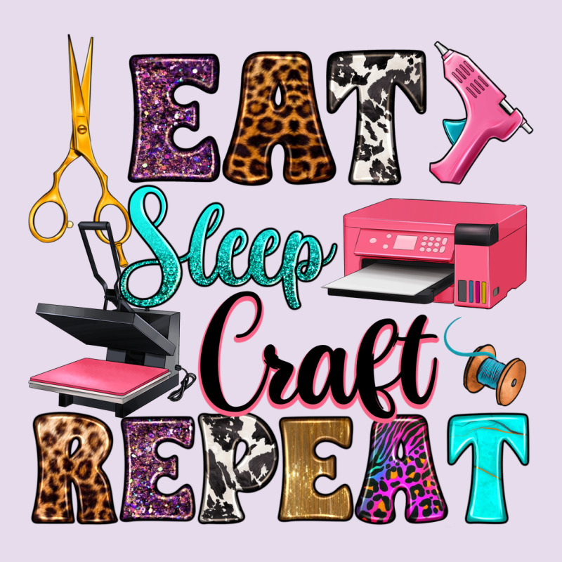 Eat Sleep Craft Repeat Premium Hoodie by RanaPortraitStore | Teevron
