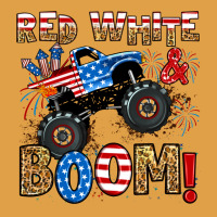 Red White Boom Monster Truck Premium Hoodie | Teevron