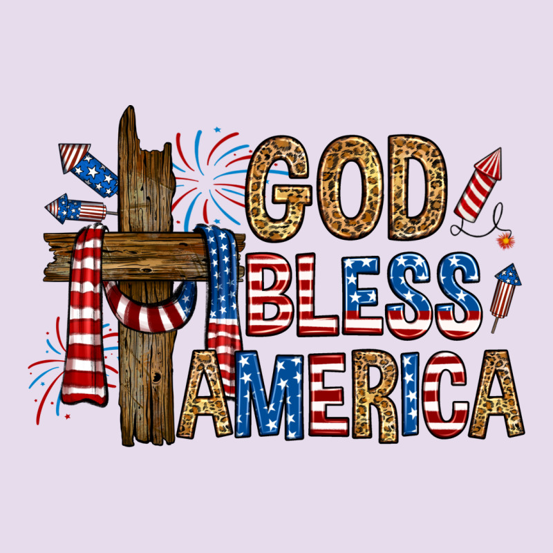 God  Bless America With Cross Premium Hoodie by RanaPortraitStore | Teevron