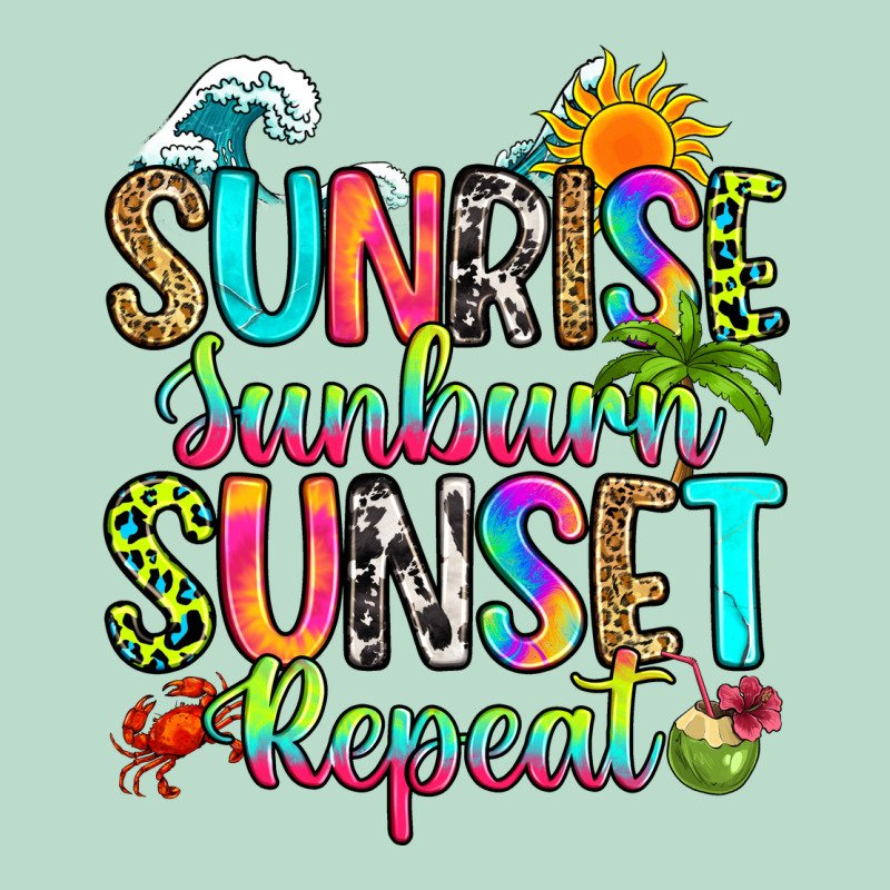 Sunrise Sunburn Sunset Repeat Premium Hoodie by RanaPortraitStore | Teevron