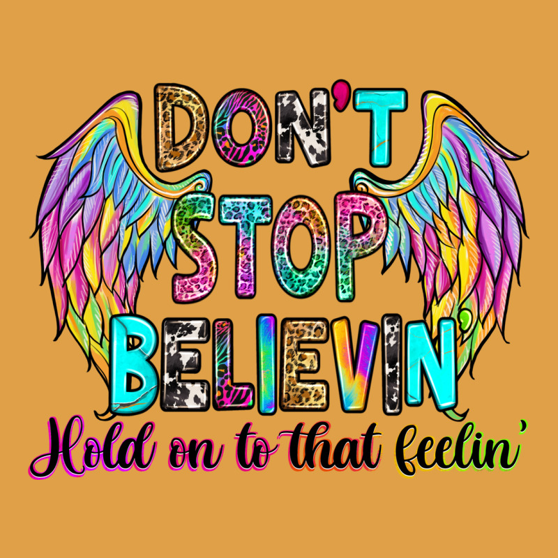 Don't Stop Believin' Hold On To That Feelin' Premium Hoodie by RanaPortraitStore | Teevron