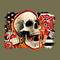 Firefighter Skull Vintage Hoodie | Teevron