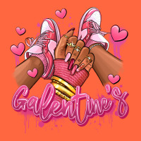 Galentines Afro Girl Sneakers Premium Hoodie | Teevron