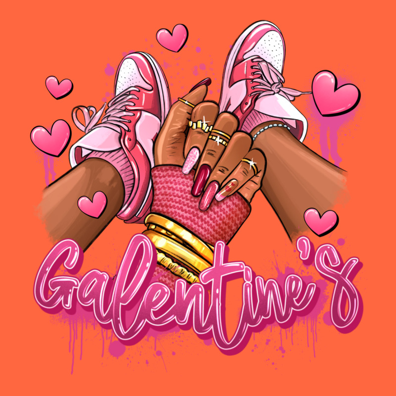 Galentines Afro Girl Sneakers Premium Hoodie by RanaPortraitStore | Teevron