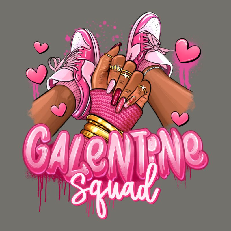 Galentine Squad Afro Girl Sneakers Premium Hoodie by RanaPortraitStore | Teevron