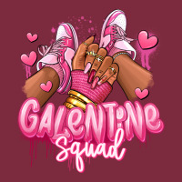 Galentine Squad Afro Girl Sneakers Premium Hoodie | Teevron