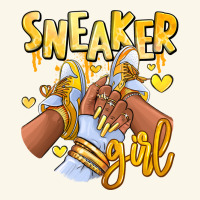 Yellow Sneaker Girl Afro Woman Premium Hoodie | Teevron