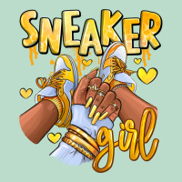 Yellow Sneaker Girl Afro Woman Premium Hoodie | Teevron
