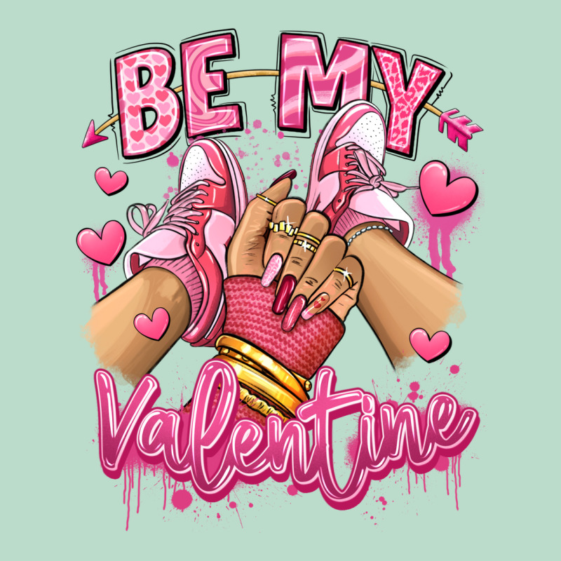 Be My Valentine Light Skinned Girl Sneakers Premium Hoodie by RanaPortraitStore | Teevron