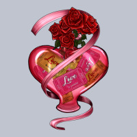 Heart Glass Vase Love Tickets With Rose Premium Hoodie | Teevron