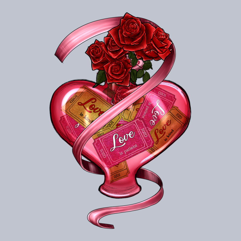 Heart Glass Vase Love Tickets With Rose Premium Hoodie by RanaPortraitStore | Teevron