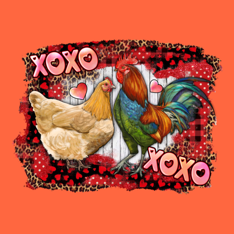 Xoxo Rooster And Chicken Premium Hoodie by RanaPortraitStore | Teevron