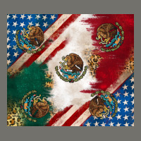 American With Mexican Flag Premium Hoodie | Teevron