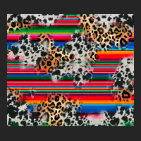 Cowhide Leopard Serape Premium Hoodie | Teevron