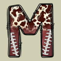 Name Footballcow Print Letter M Heavy Core Tee | Teevron