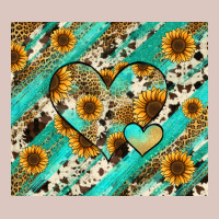 Leopard Sunflower Hearts Premium Hoodie | Teevron