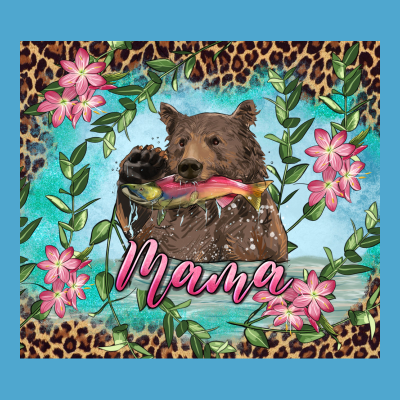 Mama Bear Haunting Fish Floral Premium Hoodie by RanaPortraitStore | Teevron