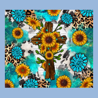 Sunflower Cross Cowhide Gemstones Premium Hoodie | Teevron
