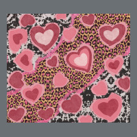 Valentines Day Hearts With Leopard And Cowhide Premium Hoodie | Teevron