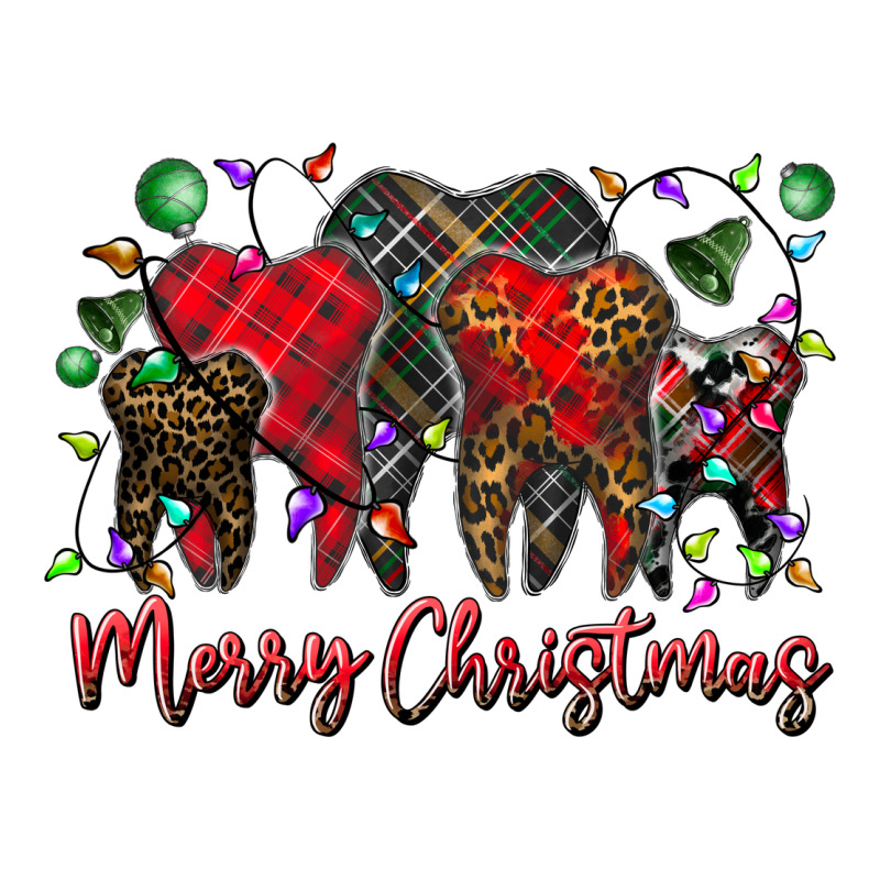 Merry Christmas Teeth Premium Tee by CowhideDigitalArt | Teevron