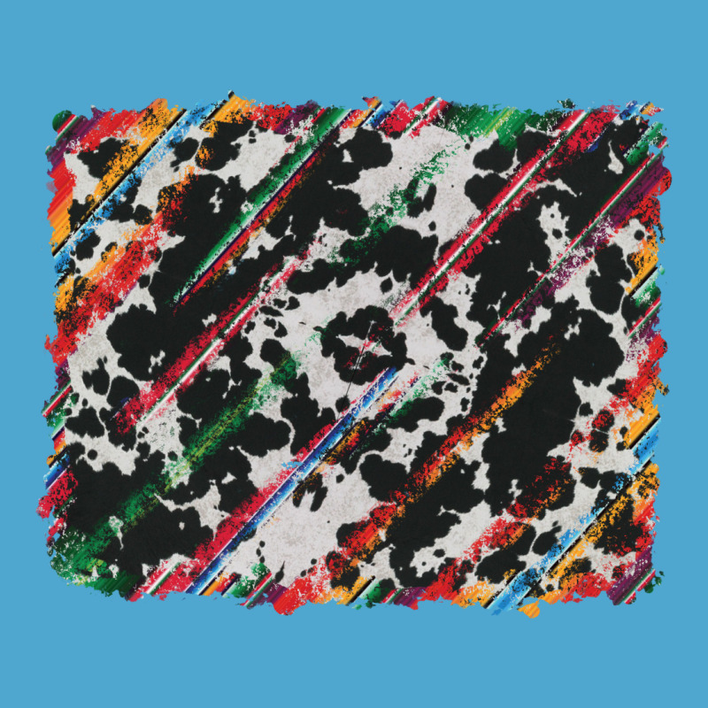 Cowhide And Serape Background Premium Hoodie by RanaPortraitStore | Teevron