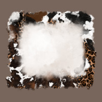 Cowhide And Leopard Background Premium Hoodie | Teevron