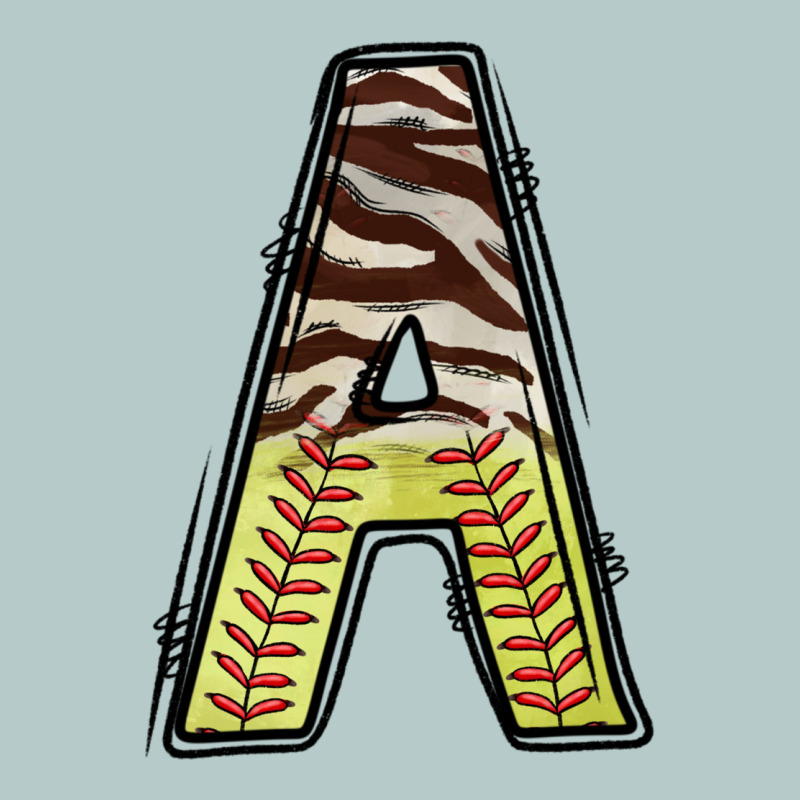 Softball Alphabet A Heavy Core Tee by CowhideDigitalArt | Teevron