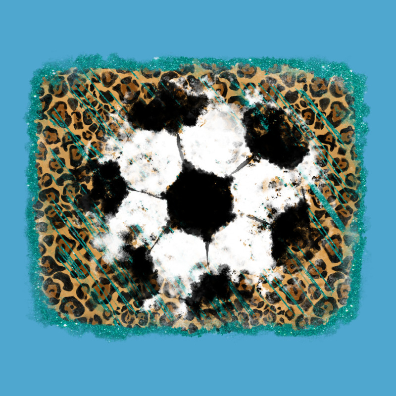 Glitter Soccer Leopard Premium Hoodie by RanaPortraitStore | Teevron