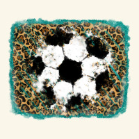 Glitter Soccer Leopard Premium Hoodie | Teevron