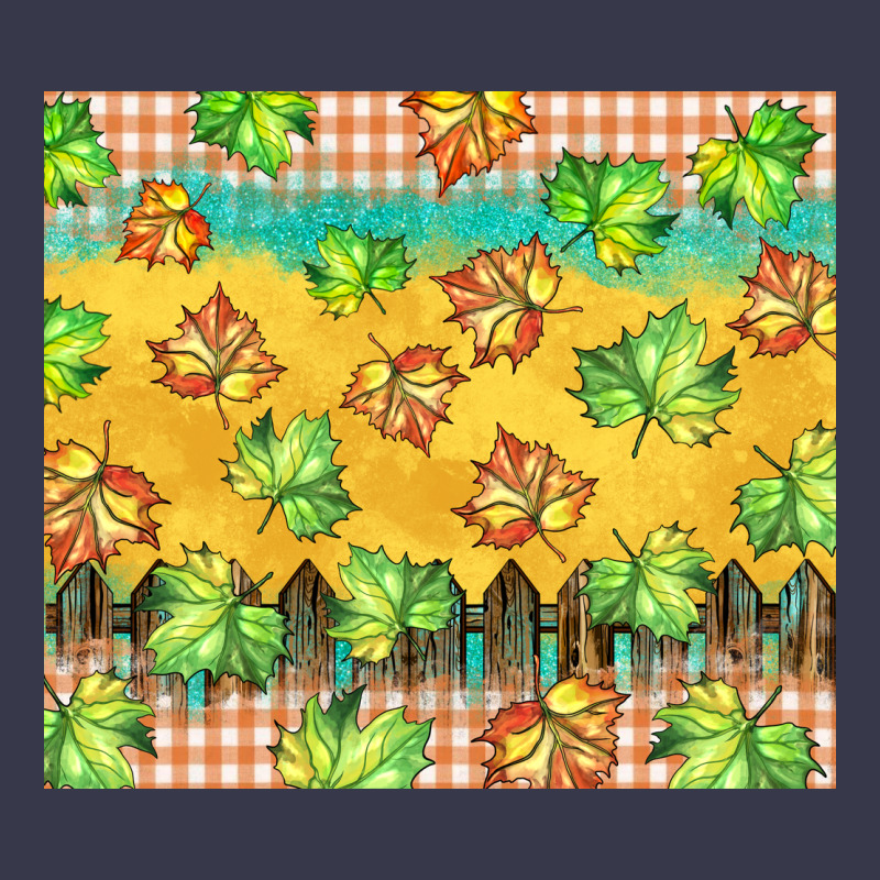 Fall Leaf Tumbler Long Sleeve Tee by BarkalooDesign | Teevron