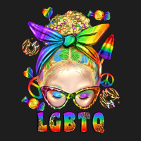 Lgbtq+ Messy Bun With Snacks Classic Tee | Teevron