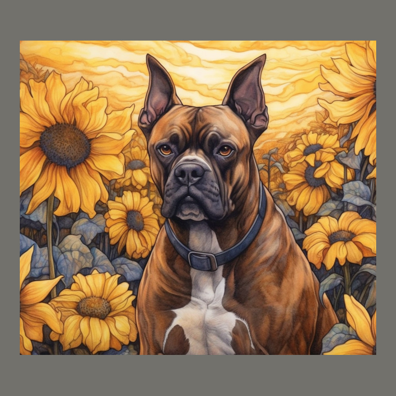 Boxer Dog Premium Hoodie by Unal Design | Teevron