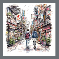 Japan Street Premium Hoodie | Teevron