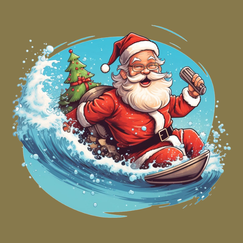 Surf Happy Santa Premium Hoodie by Unal Design | Teevron