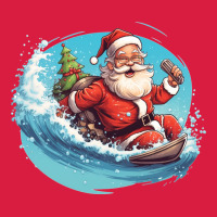 Surf Happy Santa Premium Hoodie | Teevron