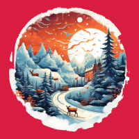 Deer Snow House Design Premium Hoodie | Teevron