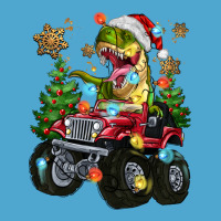 Christmas T-rex With Monster Truck Premium Hoodie | Teevron