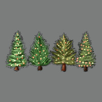 Christmas Trees Premium Hoodie | Teevron
