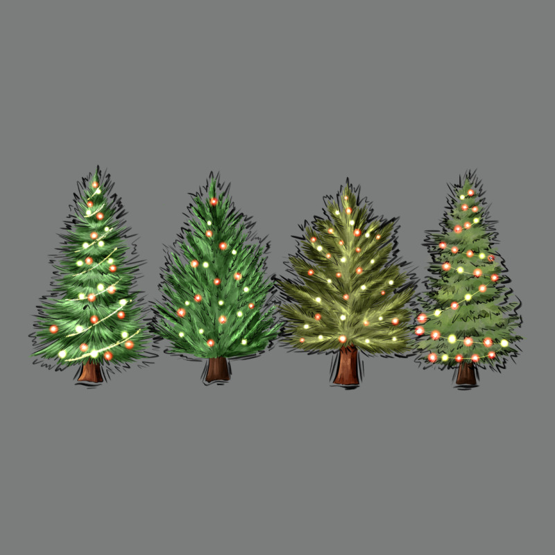 Christmas Trees Premium Hoodie by MaliasSmallBusiness | Teevron