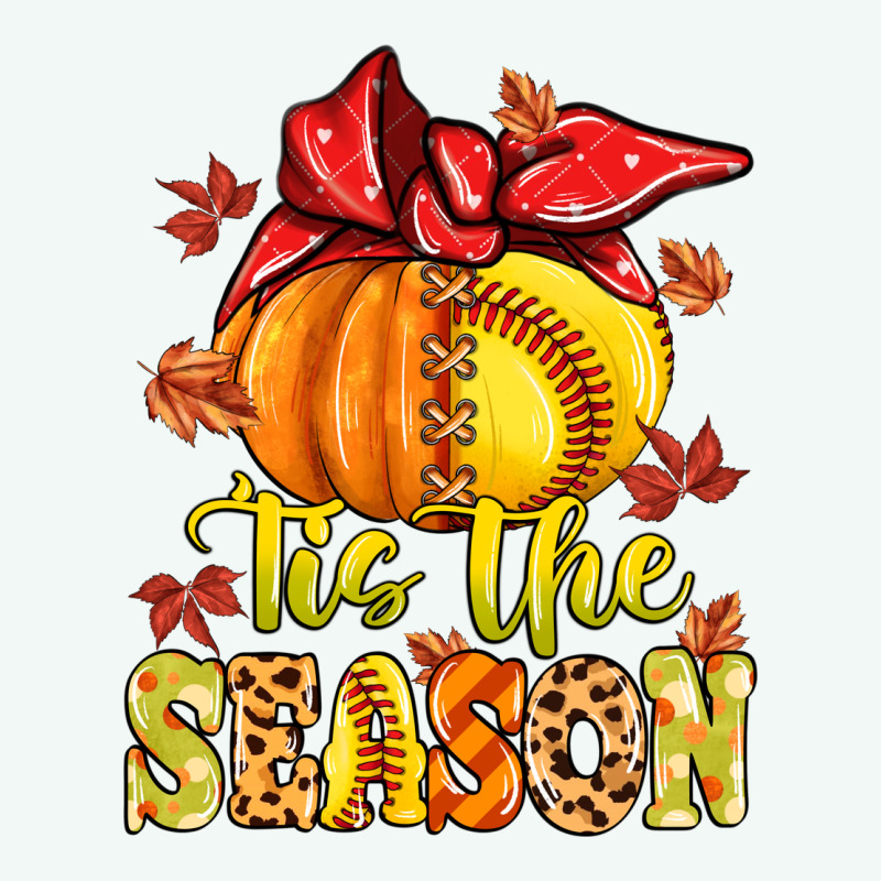 Tis The Season Fall Softball Premium Hoodie by MaliasSmallBusiness | Teevron