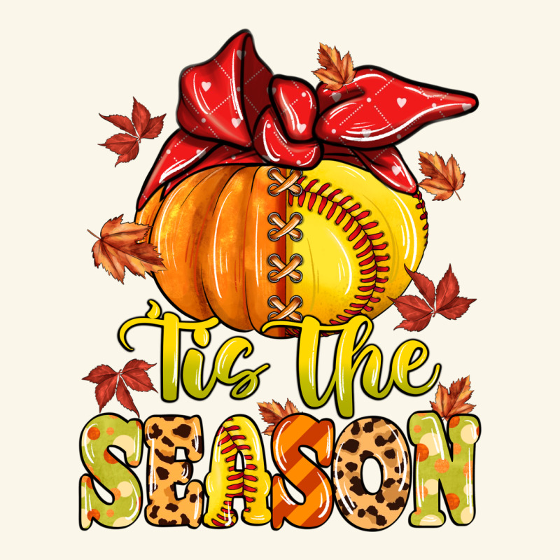 Tis The Season Fall Softball Premium Hoodie by MaliasSmallBusiness | Teevron