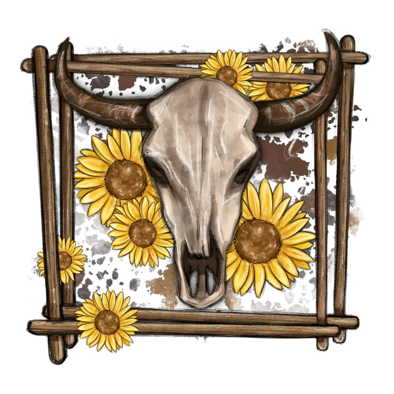 Western Bull Skull Premium Hoodie by MaliasSmallBusiness | Teevron