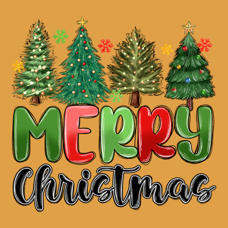 Merry Christmas Trees Premium Hoodie by MaliasSmallBusiness | Teevron