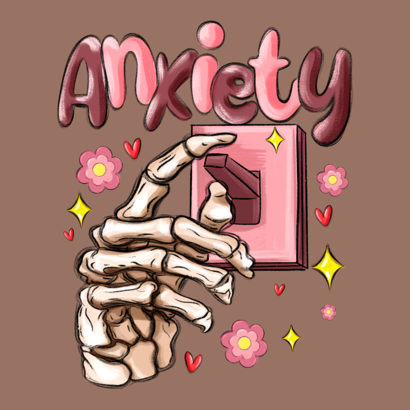Anxiety Skeleton Hand Premium Hoodie by MaliasSmallBusiness | Teevron